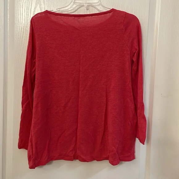 Eileen Fisher Women's Lightweight 100% Organic Linen Sweater Size XS - Picture 3 of 5